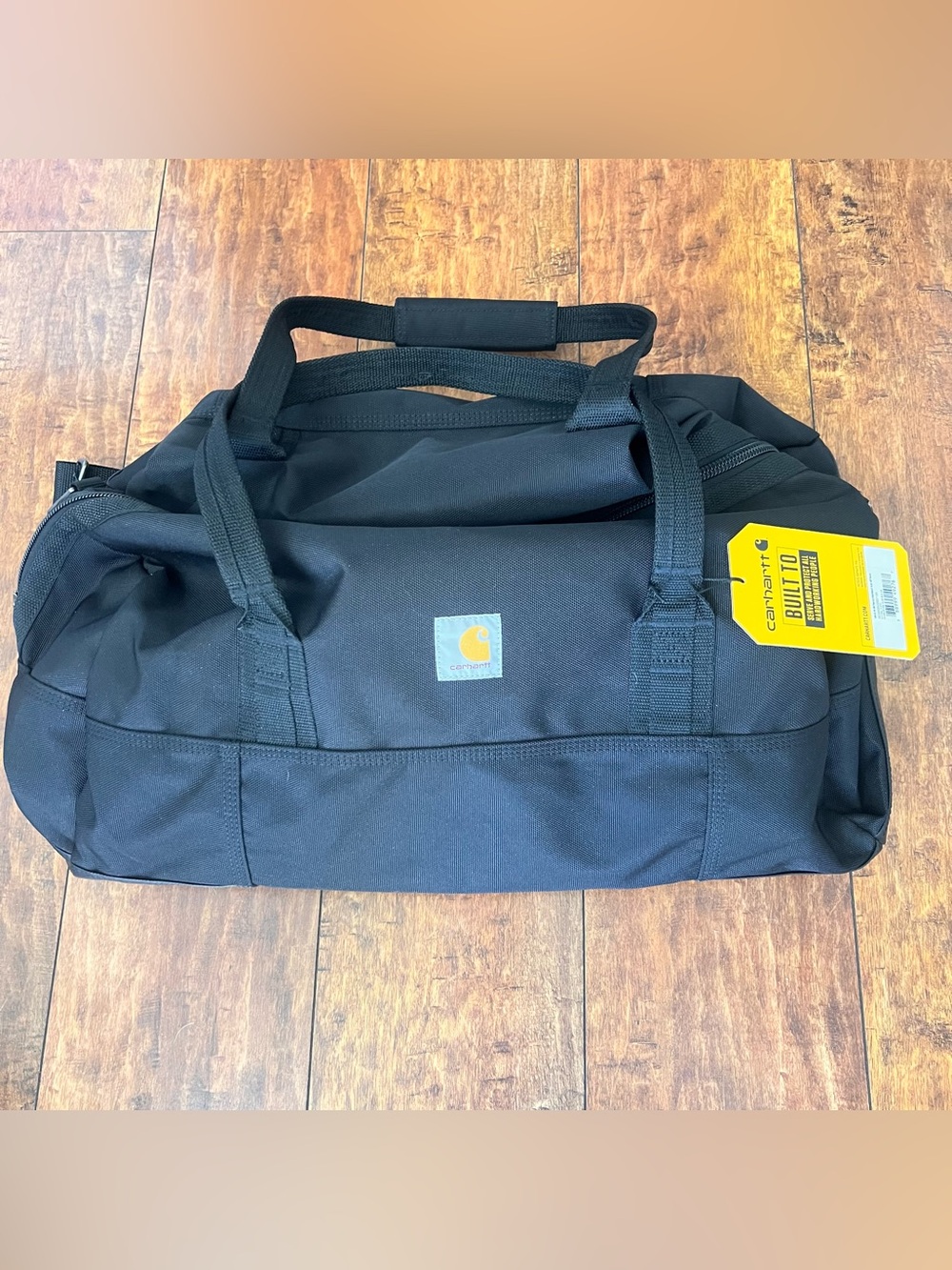 Carhartt Black Heavy-Duty 55L Duffel Bag NWT, Giftable